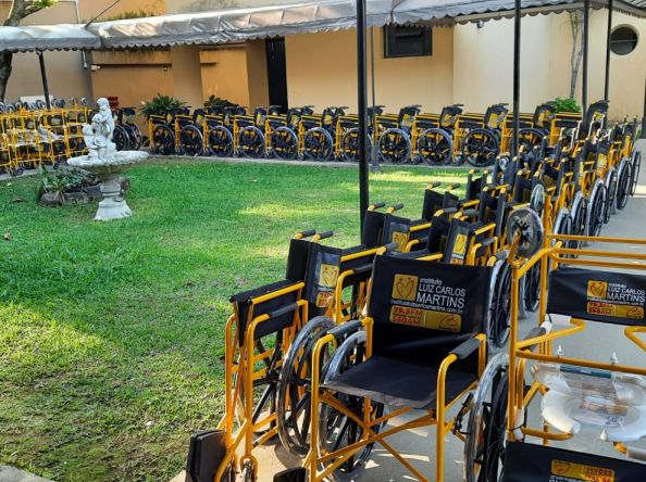 Balanço parcial: somente em 2021, Instituto Luiz Carlos Martins já doou mais de 420 equipamentos de mobilidade